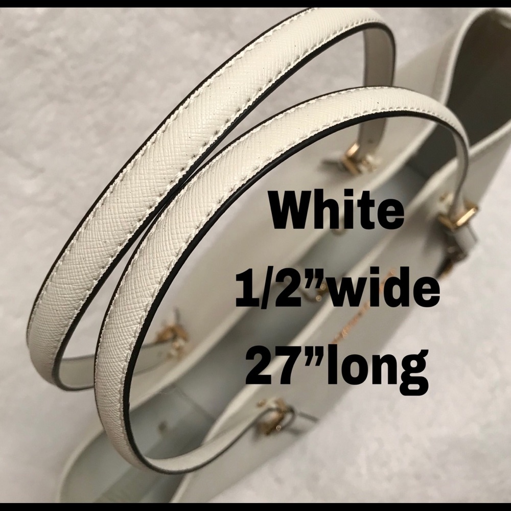 Replacement straps WHITE 1/2”wide brandnew - Picture 1 of 4